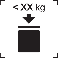 icone limite d'empilement en kg
