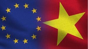 Drapeau europe vietnam